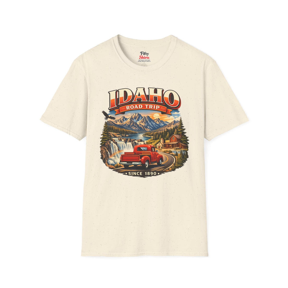 Idaho Road Trip Unisex Softstyle T Shirt State Pride Graphic Tee Collections FS03