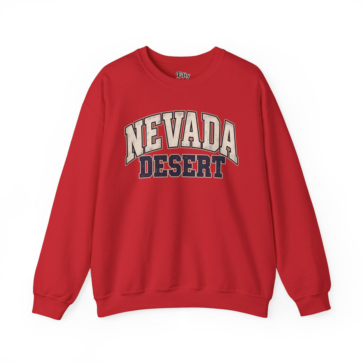 Nevada Desert Unisex Crewneck Sweatshirt State Name Graphic
