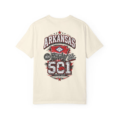 Arkansas 501 Unisex Comfort Color 1717 Streetwear Graphic Tee