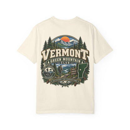 Vermont Green Mountain Club Unisex Comfort Color 1717 Streetwear Graphic Tee