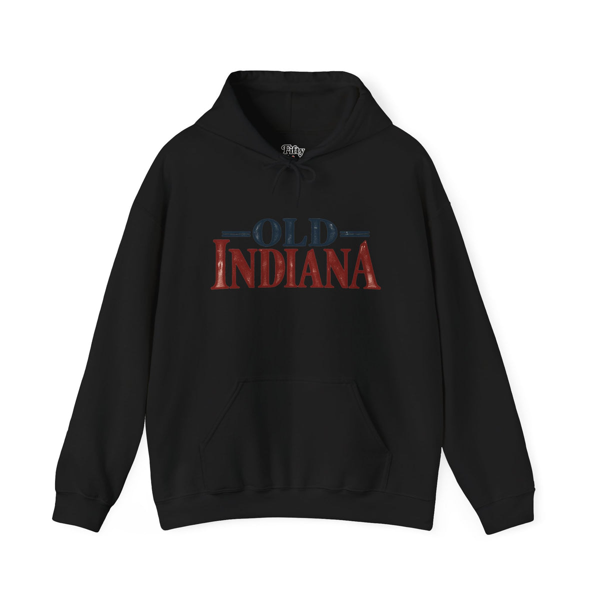 Old Indiana Unisex Hoodie State Name Graphic