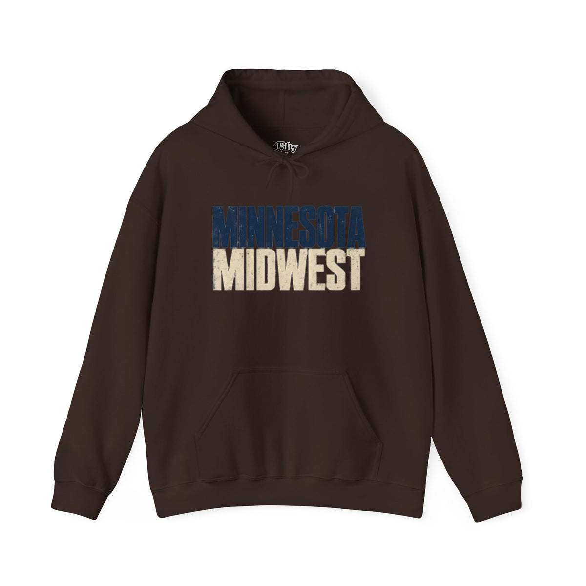 Minnesota Midwest Unisex Hoodie State Name Graphic
