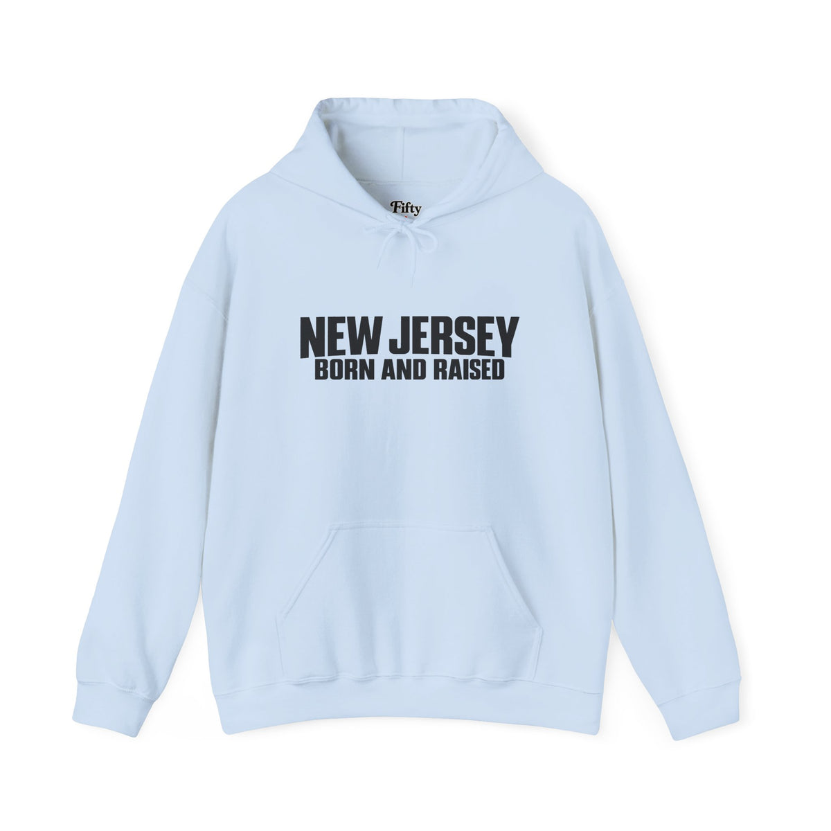 New Jersey Born and Raised Minimal Heritage Unisex Hoodie Graphic