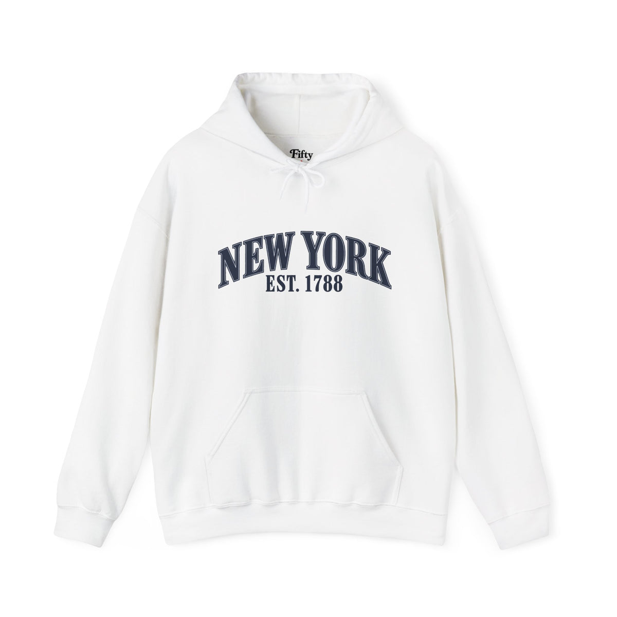 New York Est.1788 Unisex Hoodie State Name Graphic