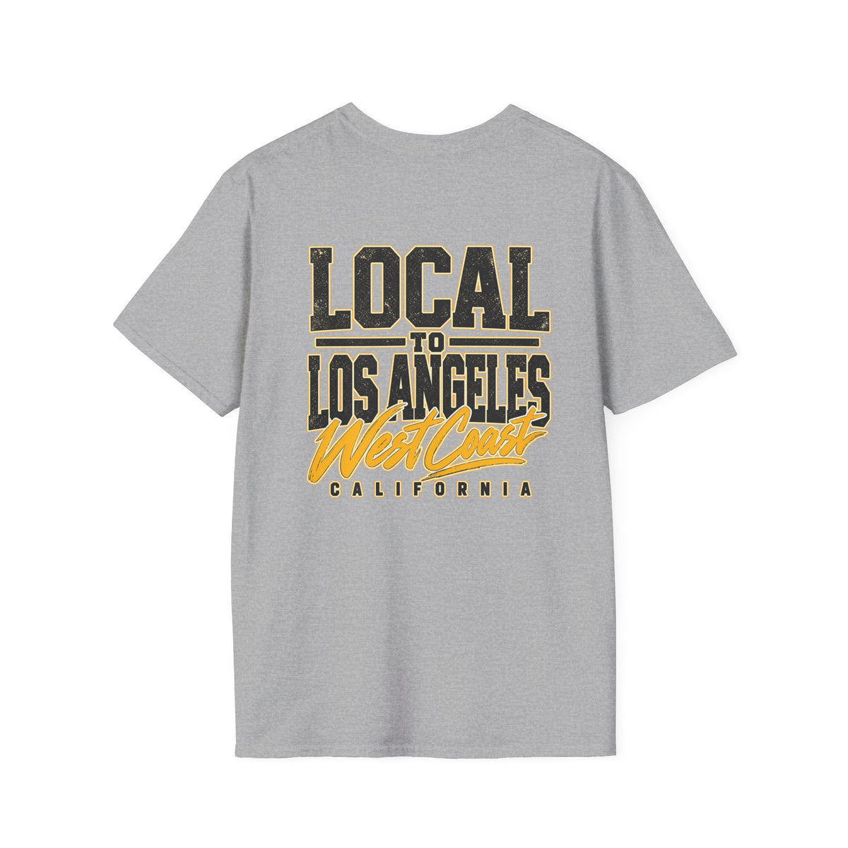 Local to Los Angeles West Coast California Unisex Softstyle Graphic Tee