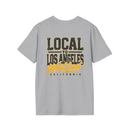 Local to Los Angeles West Coast California Unisex Softstyle Graphic Tee