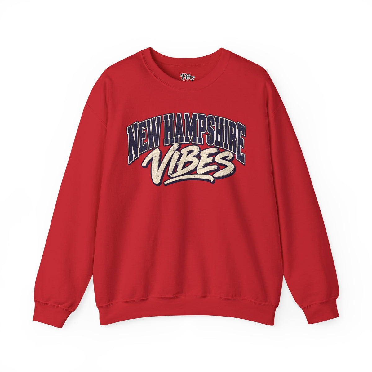 New Hampshire Vibes Unisex Crewneck Sweatshirt State Name Graphic