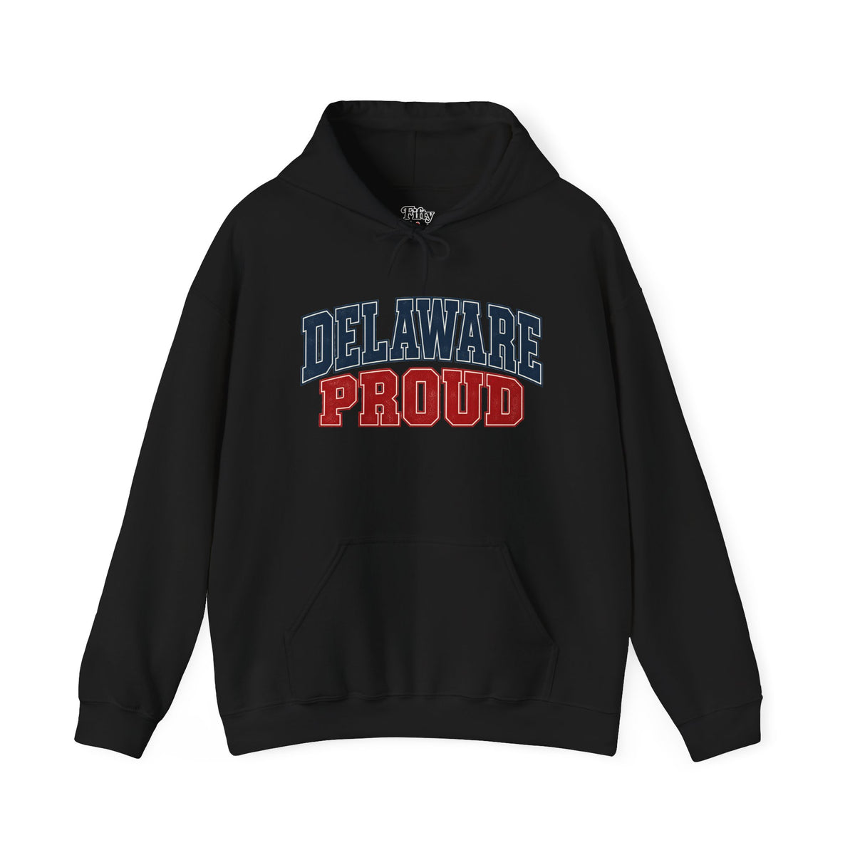 Delaware Proud Unisex Hoodie State Name Graphic