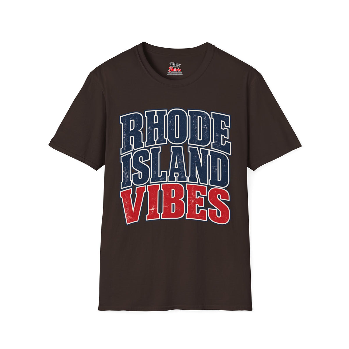 Rhode Island Vibes Unisex Softstyle T Shirt State Name Graphic Tee