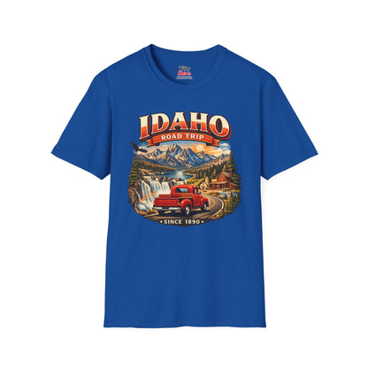 Idaho Road Trip Unisex Softstyle T Shirt State Pride Graphic Tee Collections FS03