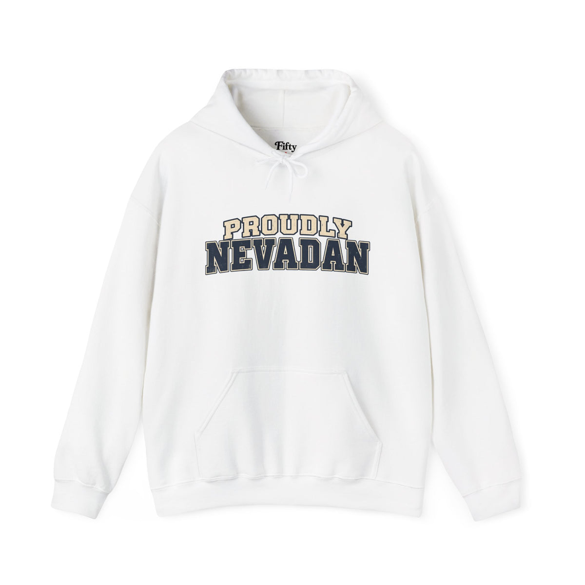 Proudly Nevadan Nevada Unisex Hoodie State Name Graphic