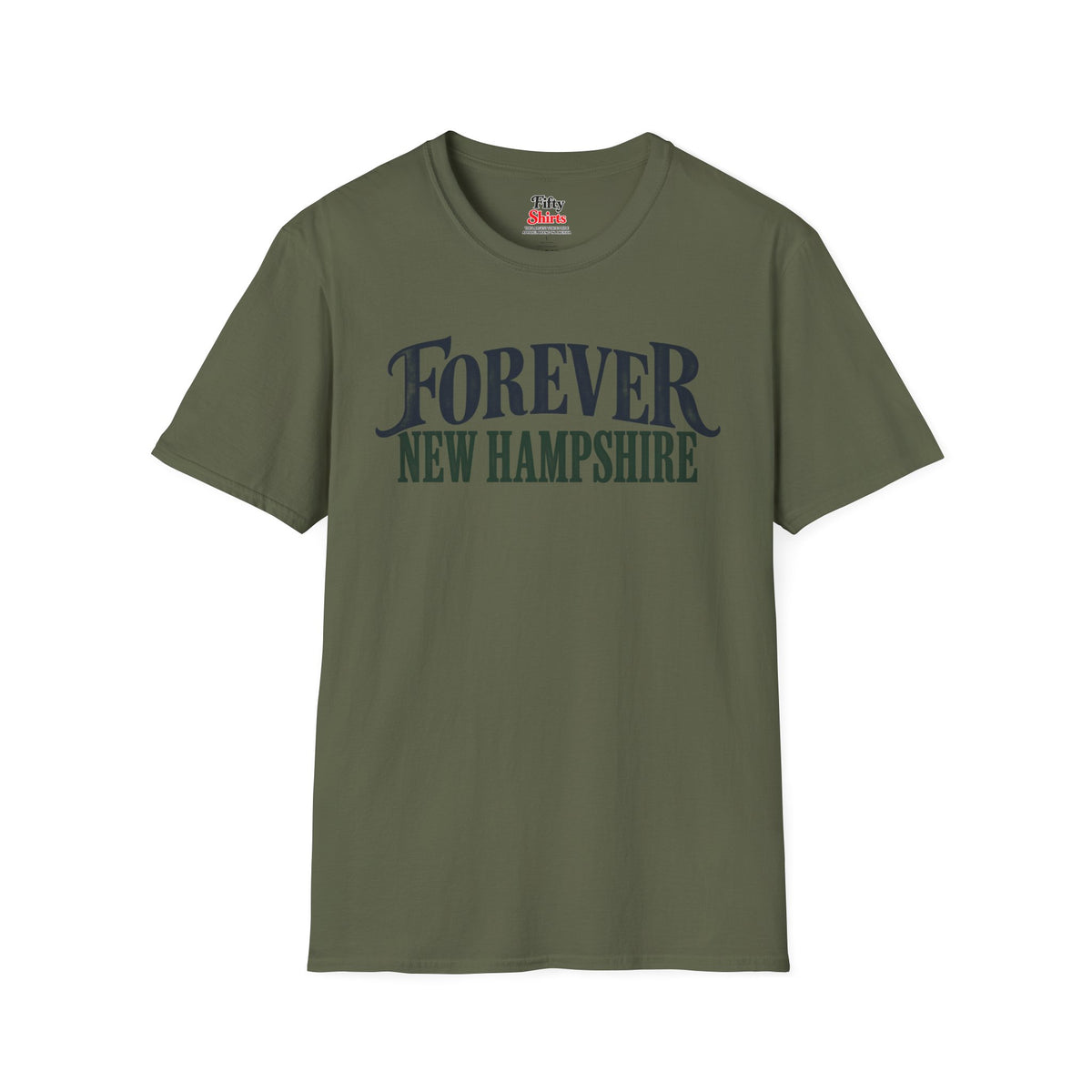 Forever New Hampshire Unisex Softstyle T Shirt State Name Graphic Tee