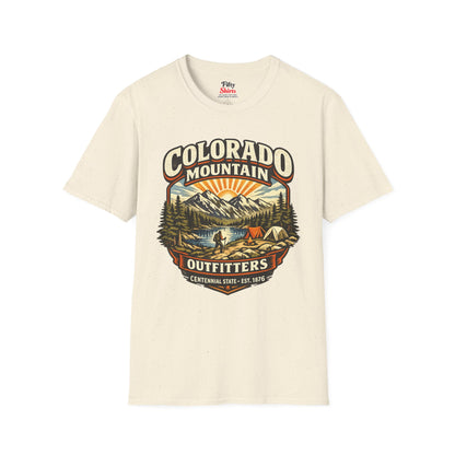 Colorado Mountain Outfitters Unisex Softstyle T Shirt State Pride Graphic Tee Collections FS03