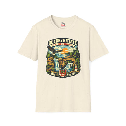 Ohio Buckeye State Adventure Unisex Softstyle T Shirt State Pride Graphic Tee Collections FS03