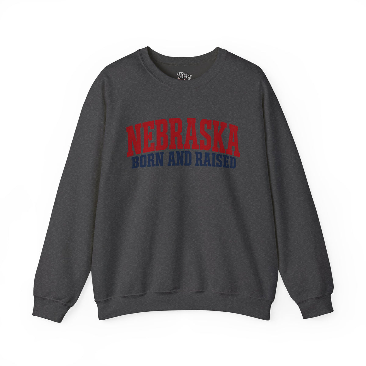 Nebraska Born and Raised Rugged Workwear Unisex Sweatshirt Graphic