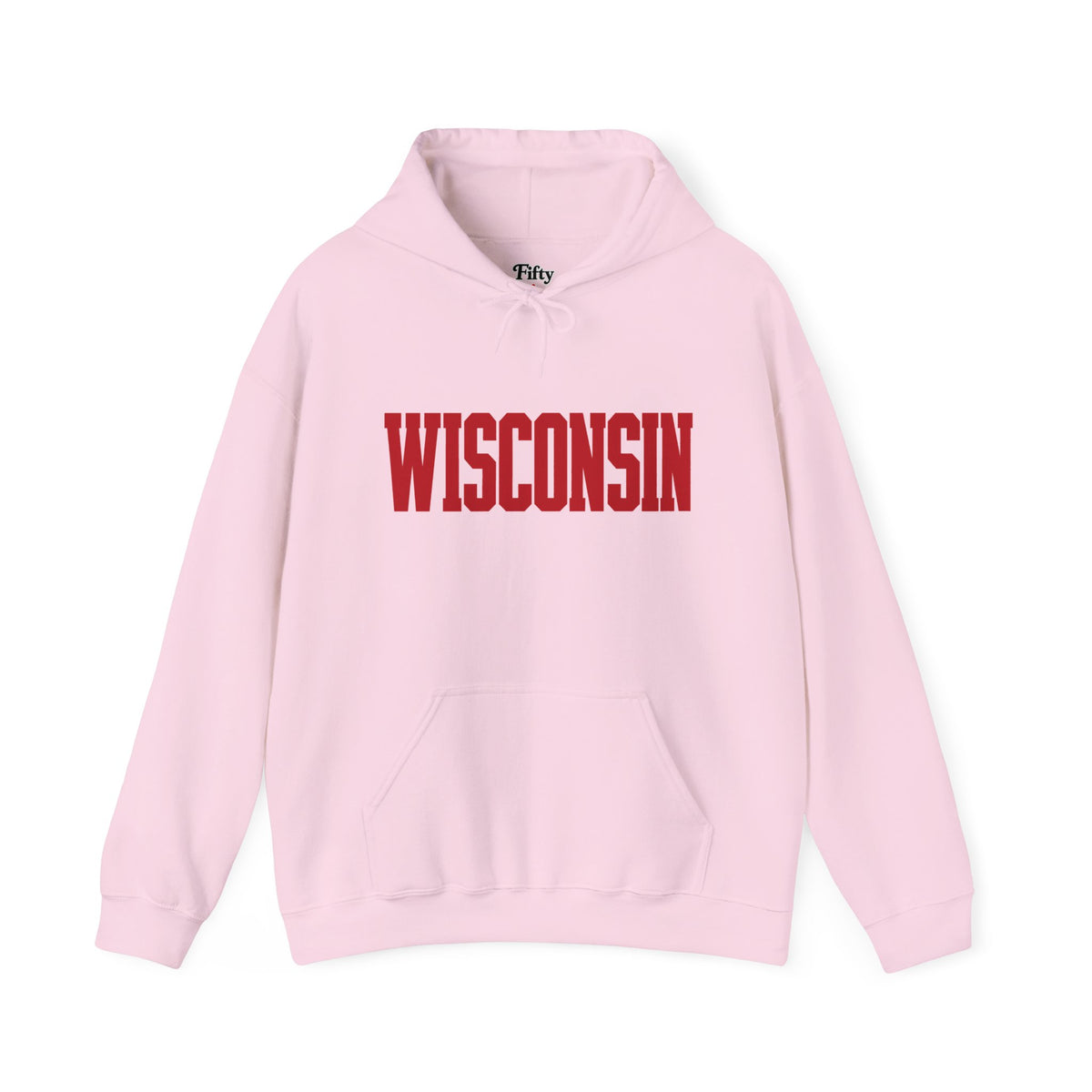 Wisconsin Unisex Hoodie State Name Graphic