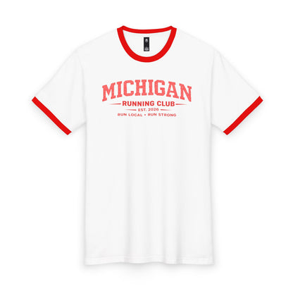 Michigan Running Club 2026 All State Men's Staple Ringer Tee