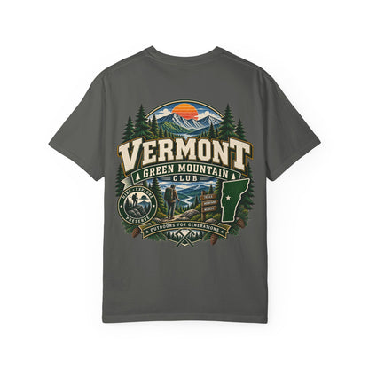 Vermont Green Mountain Club Unisex Comfort Color 1717 Streetwear Graphic Tee
