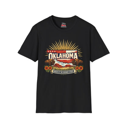 Oklahoma State Pride Unisex Softstyle T Shirt State Pride Graphic Tee Collections FS03