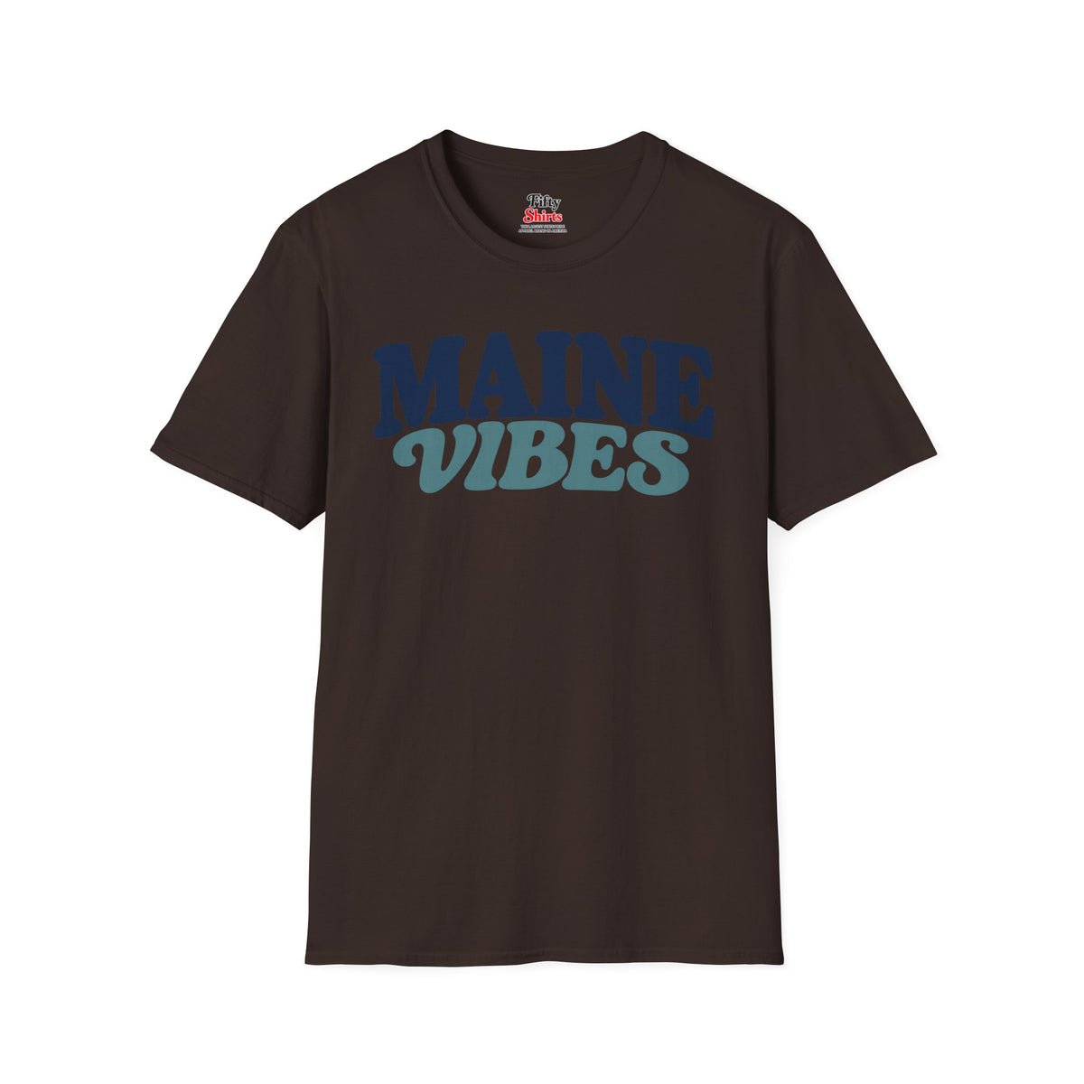 Maine Vibes Unisex Softstyle T Shirt State Name Graphic Tee