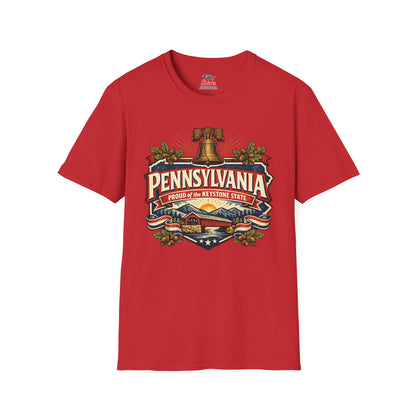 Pennsylvania State Pride Unisex Softstyle T Shirt State Pride Graphic Tee Collections FS03