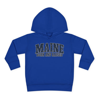 Maine Born and Raised Coastal Heritage Unisex Toddler Pullover Fleece Hoodie