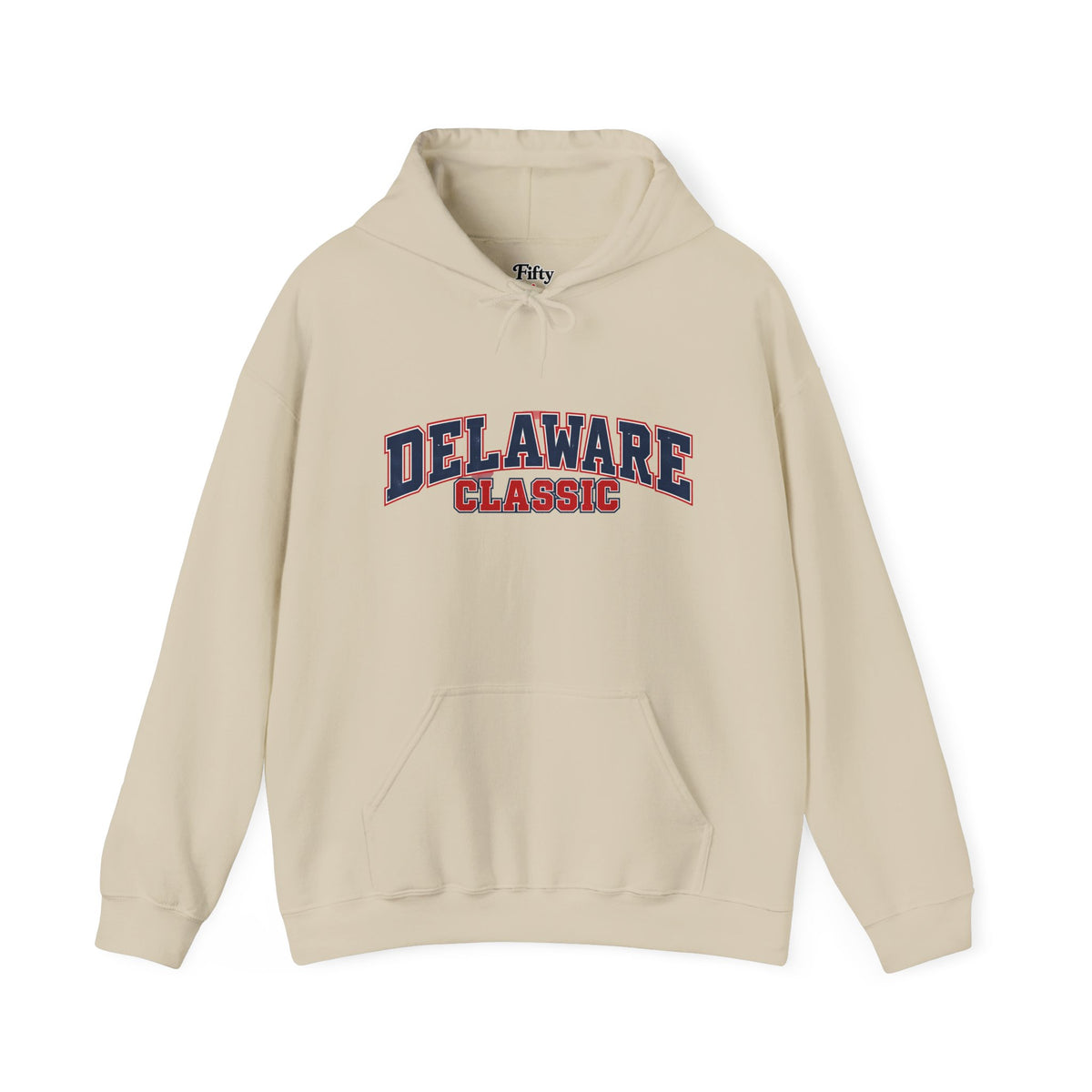 Delaware Classic Unisex Hoodie State Name Graphic