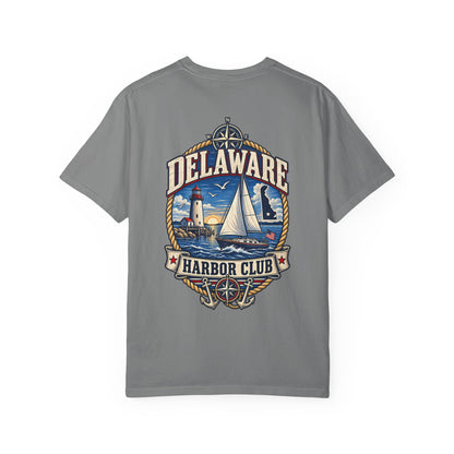 Delaware Harbor Club  Unisex Comfort Color 1717 Streetwear Graphic Tee