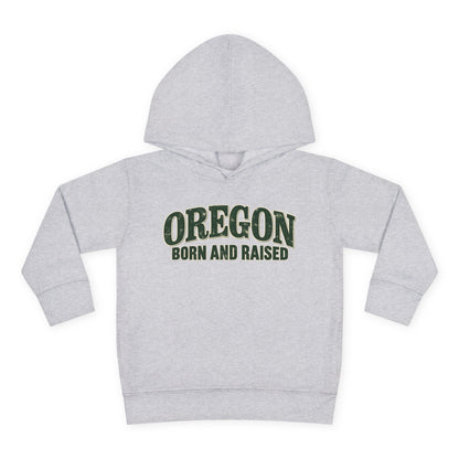 Oregon Born and Raised Classic Souvenir Unisex Toddler Pullover Fleece Hoodie