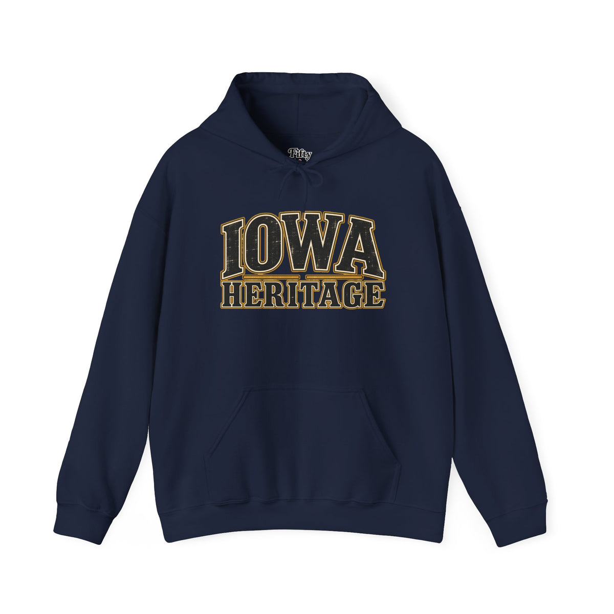 Iowa Heritage Unisex Hoodie State Name Graphic