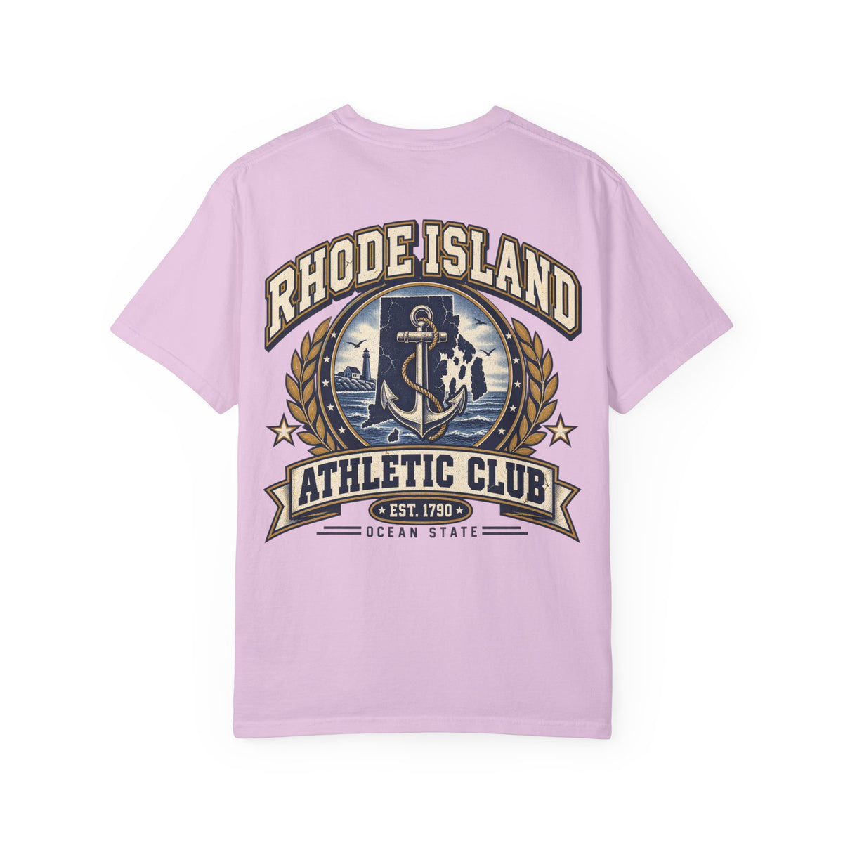 Rhode Island Athletic Club Unisex Comfort Color 1717 Streetwear Graphic Tee