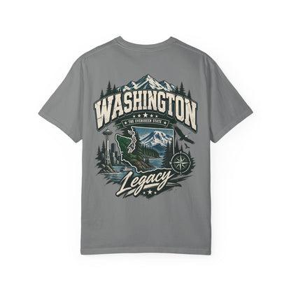 Washington State Legacy Unisex Comfort Color 1717 Streetwear Graphic Tee