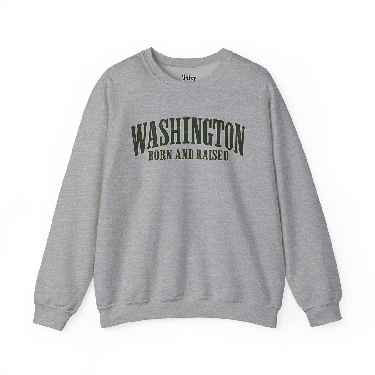 Washington Born and Raised Premium Heritage Unisex Sweatshirt Graphic