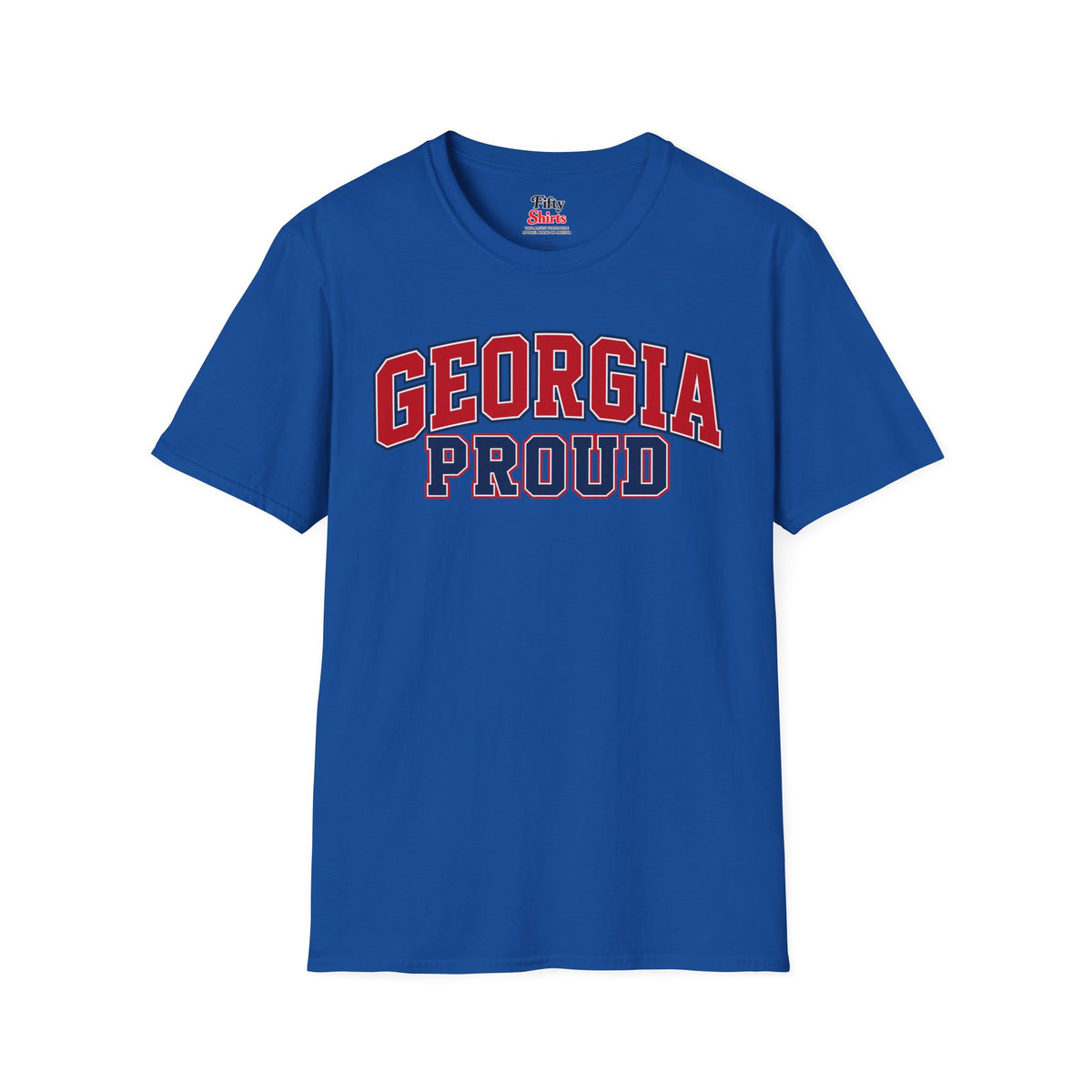Georgia Proud Unisex Softstyle T Shirt State Name Graphic Tee