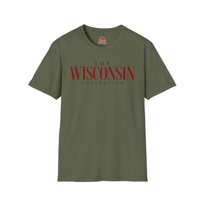The Wisconsin Collection Unisex Softstyle T Shirt State Name Graphic Tee