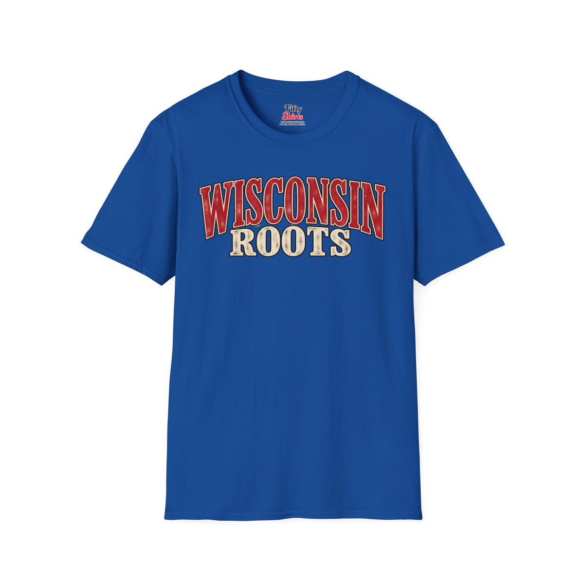 Wisconsin Roots Unisex Softstyle T Shirt State Name Graphic Tee