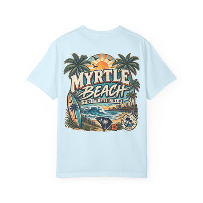 Myrtle Beach South Carolina Unisex Comfort Color 1717 Streetwear Graphic Tee