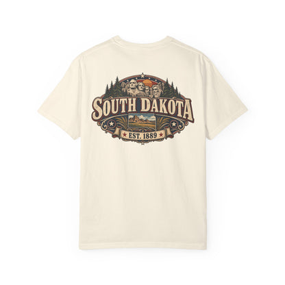 South Dakota Established 1889 Unisex Comfort Color 1717 Streetwear Graphic Tee
