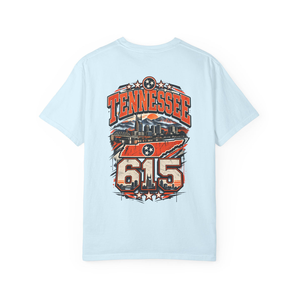 Tennessee 615 Unisex Comfort Color 1717 Streetwear Graphic Tee