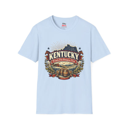Kentucky State Pride Unisex Softstyle T Shirt State Pride Graphic Tee Collections FS03