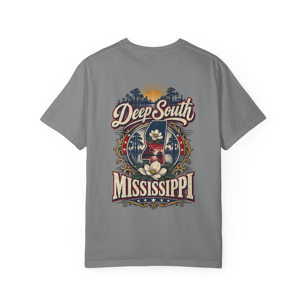 Deep South Mississippi Unisex Comfort Color 1717 Streetwear Graphic Tee