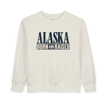 Alaska Born and Raised Premium Heritage Unisex Toddler Sweatshirt