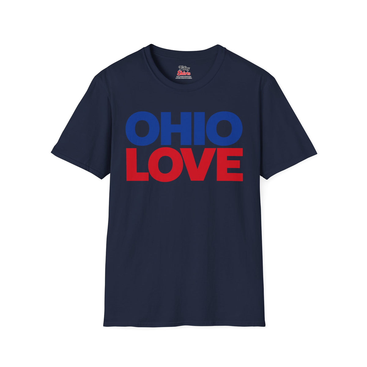 Ohio Love Unisex Softstyle T Shirt State Name Graphic Tee