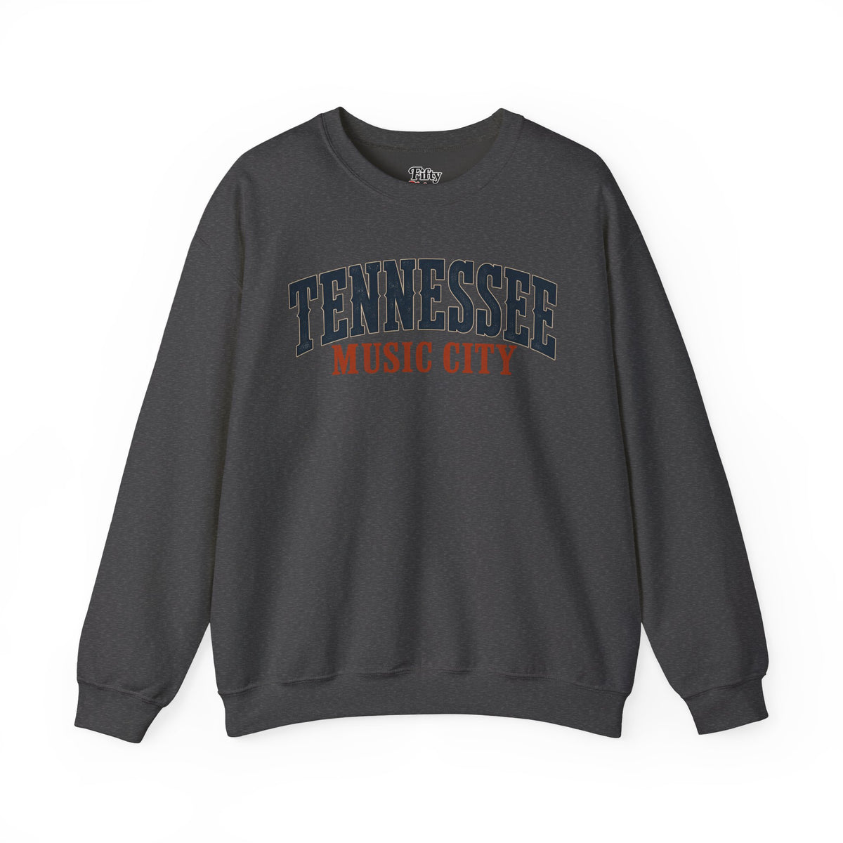 Tennessee Music City Unisex Crewneck Sweatshirt State Name Graphic