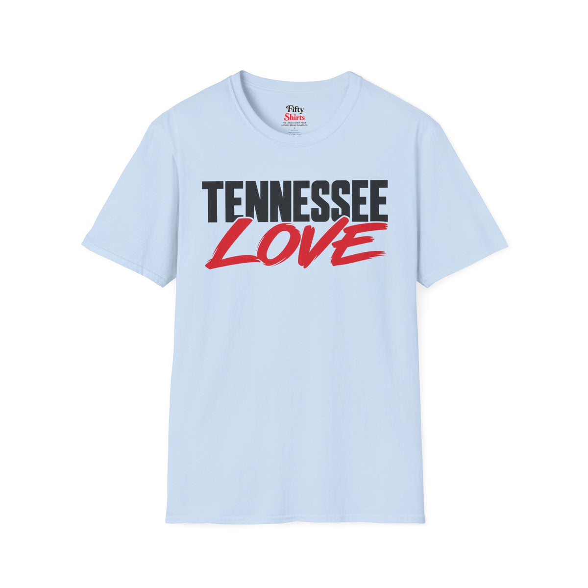 Tennessee Love Unisex Softstyle T Shirt State Name Graphic Tee