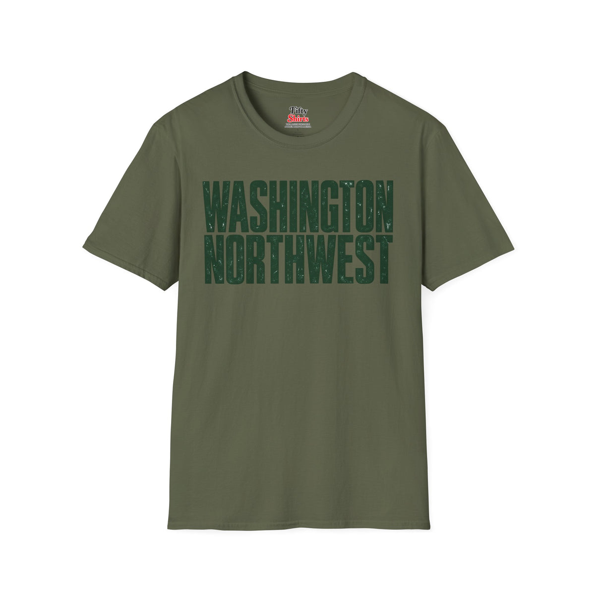 Washington Northwest Unisex Softstyle T Shirt State Name Graphic Tee