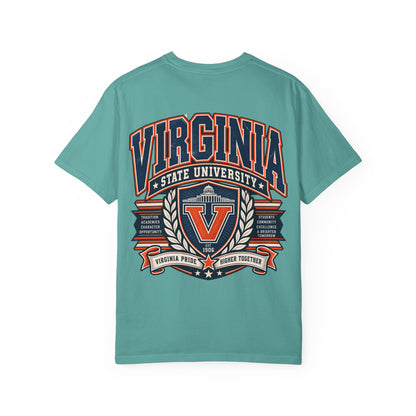 Virginia State University Unisex Comfort Color 1717 Streetwear Graphic Tee