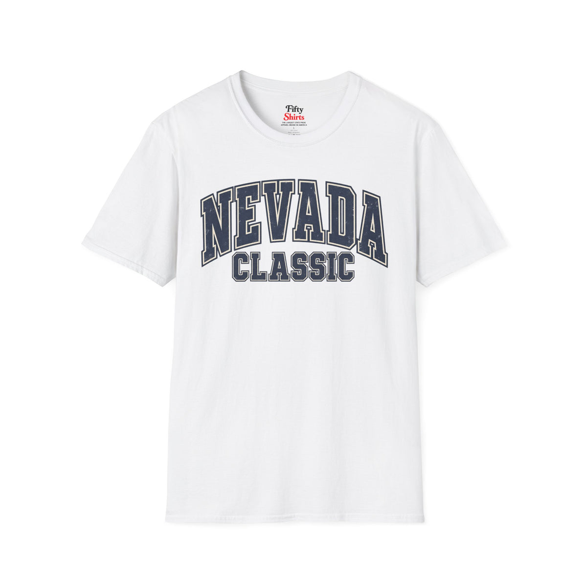 Nevada Classic Unisex Softstyle T Shirt State Name Graphic Tee
