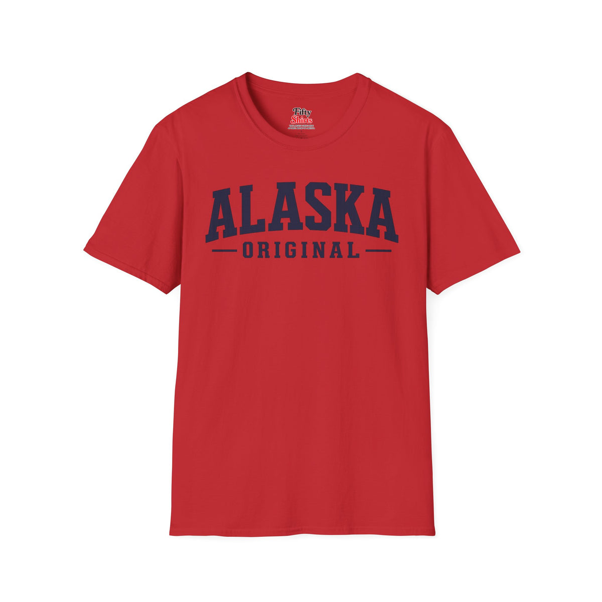 Alaska Original Unisex Softstyle T Shirt State Name Graphic Tee