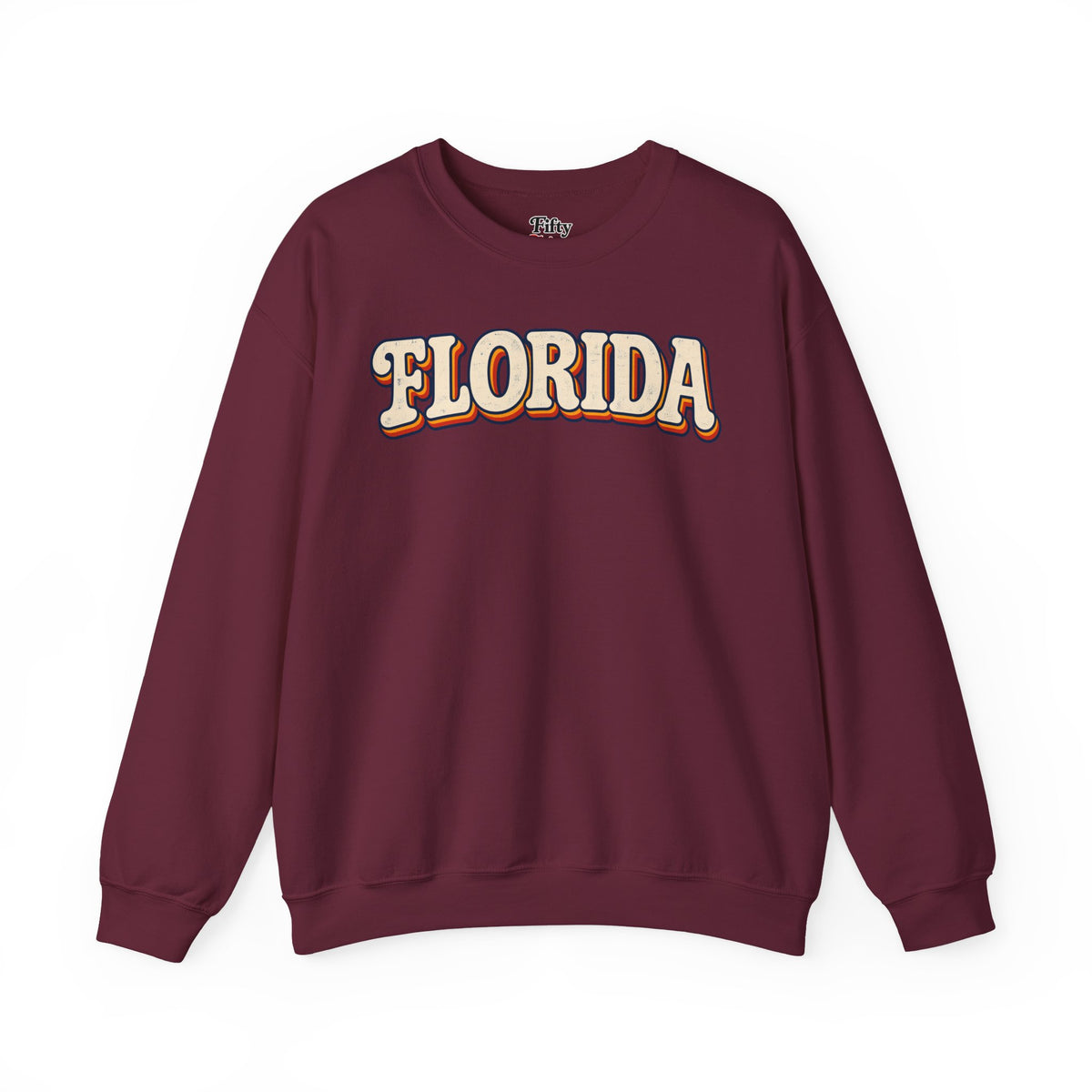Florida Unisex Crewneck Sweatshirt State Name Graphic